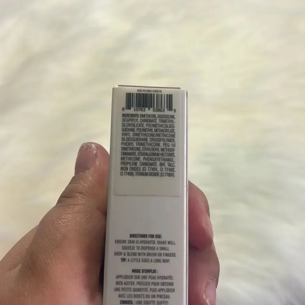 Kate Von D liquid to powder foundation tan new in box